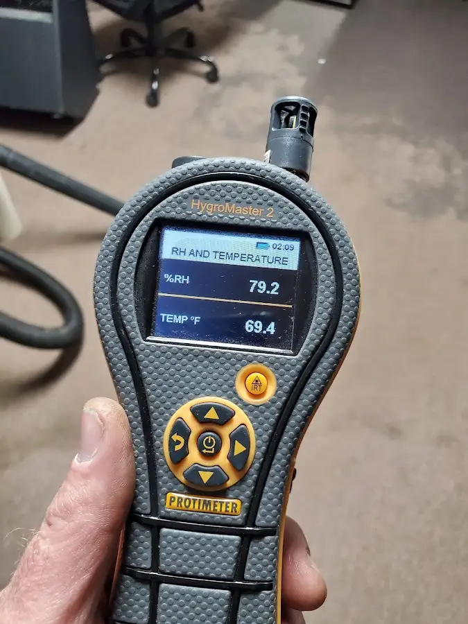Moisture meter humidity assessment for Fire & Smoke Damage Restoration in Steger